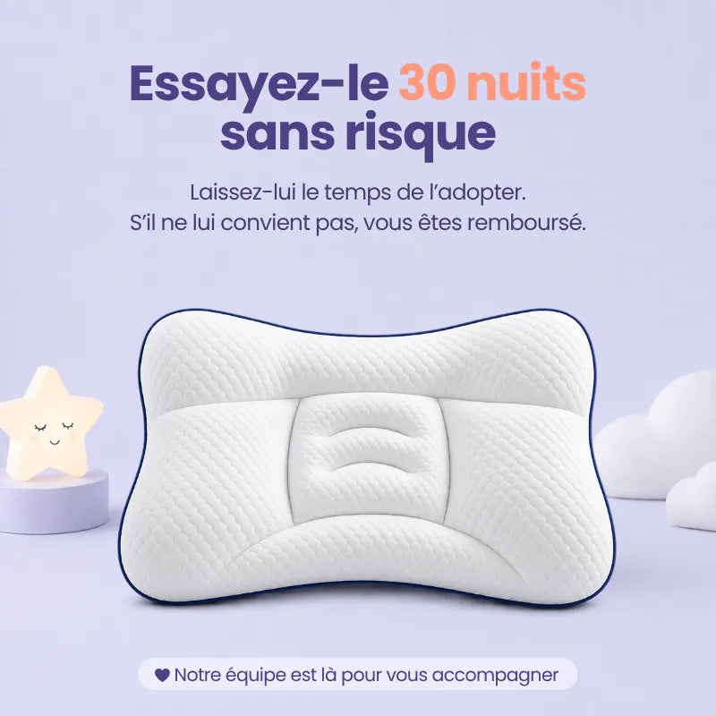 L'oreiller ergonomique pour enfant