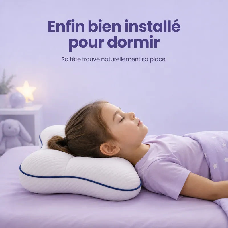 L'oreiller ergonomique pour enfant