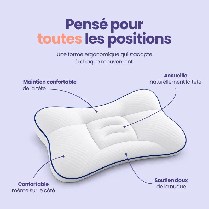 L'oreiller ergonomique pour enfant
