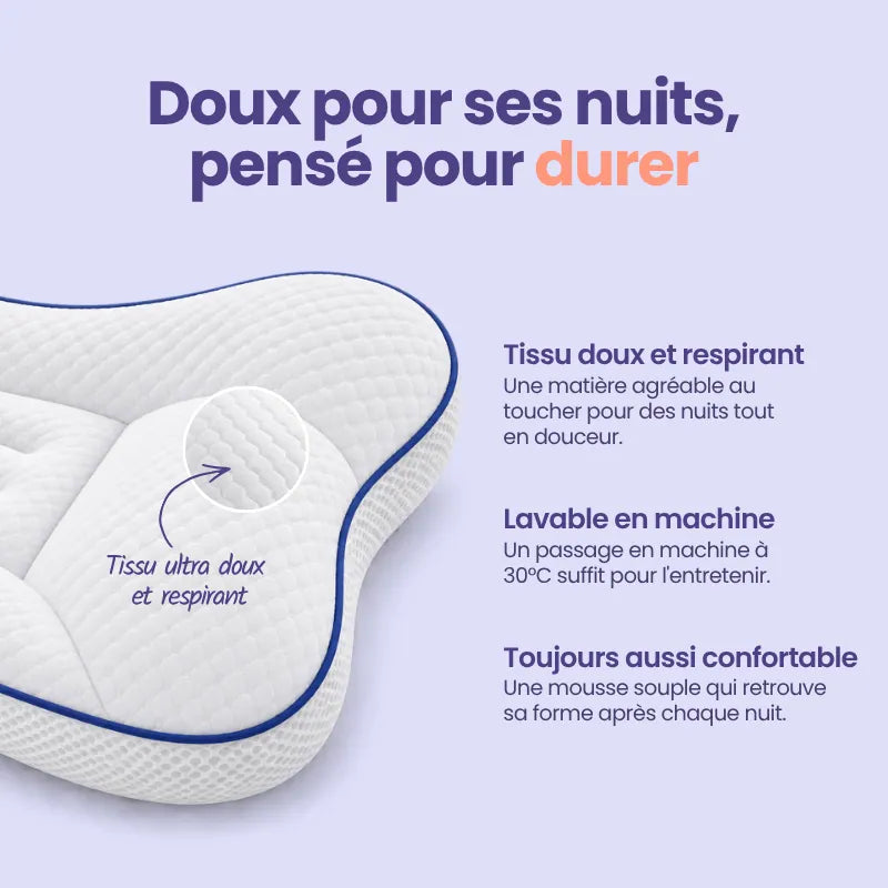 L'oreiller ergonomique pour enfant