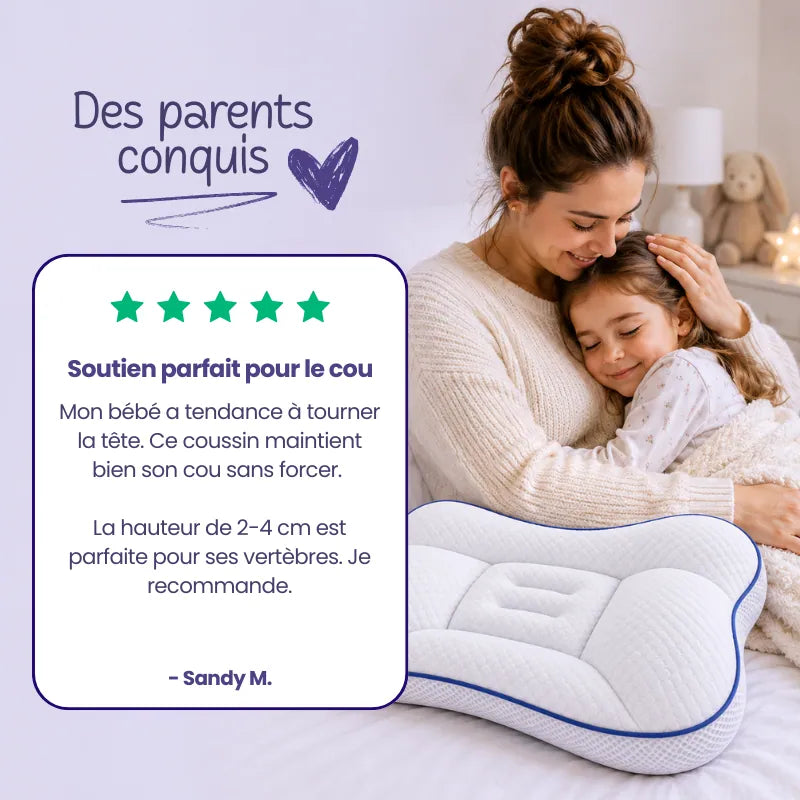 L'oreiller ergonomique pour enfant