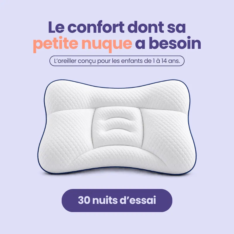 L'oreiller ergonomique pour enfant